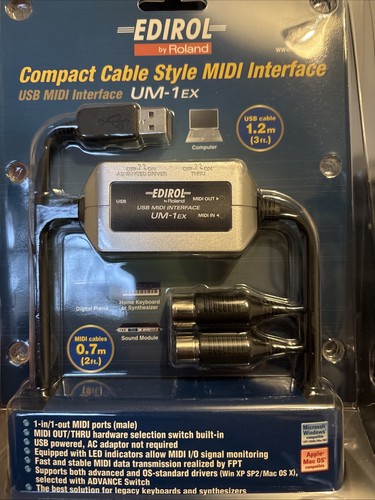 Edirol roland 1ex usb - edirol, um-1ex