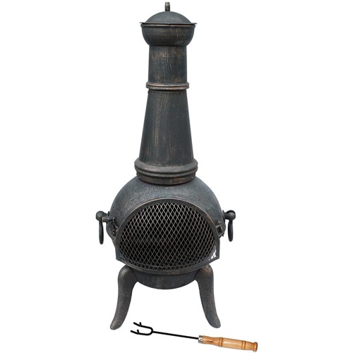Tall garden chiminea outdoor - tall,