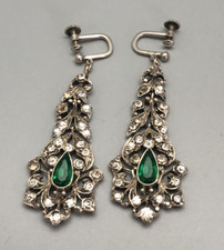 Antique Silver Screw Back