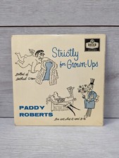 Paddy Roberts -Strictly For Grown-Ups - 7" Vinyl EP Record - DFE 6584 - VG / VG