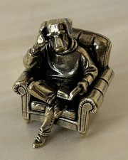 Unusual Vintage Brass Figurine