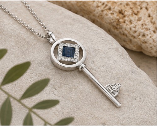 Sterling silver key - sterling,
