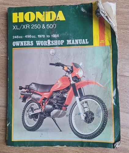 Honda xl250 xl250r - xl250, s,xl250r,xl500