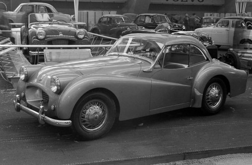 Triumph tr2 motor show - motor,