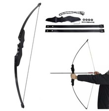 Beginners Archery Bow Shooting Kit Set Recurve Target Sports Adults 54" Length