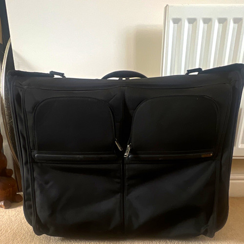 Tumi black nylon rolling - tumi,