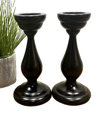  IKEA Wooden Candle Holders