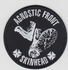 AGNOSTIC FRONT SKINHEAD PATCH