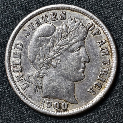 1900 usa barber dime - barber,