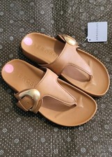 Women's  Aerosoles flip flop slippers size UK 5 in Brown colour on discount