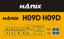 Hanix H09D Mini Digger Decal