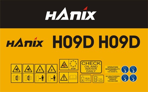 Hanix h09d mini digger - hanix,