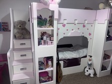 Princess Castle Bunk Bed for girls