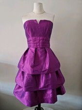 Alfred Sung Purple Taffeta