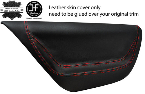 Red stitch rear - stitch, door
