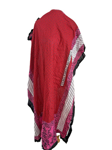 African cotton large scarf - african,