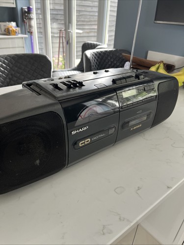 Sharp ghetto blaster boombox - sharp,