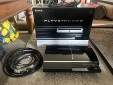 Sony Ps3 60gb Boxed ps1/2 compatible 5 controllers 15 games CECHC04