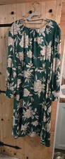 Debenhams Collection Women's Dress Size 26 Green Floral