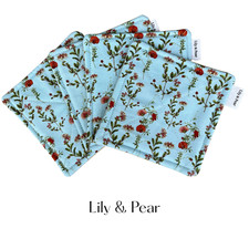 Poppy Quilted Fabric Coasters
