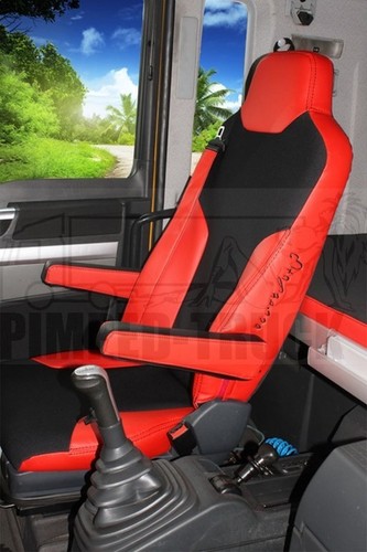 Truck seat covers - truck, man