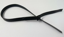 Pillbox Hat Strap Matt Black
