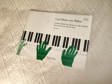 Carl Maria von Weber - Easy Pieces for Piano Duet Op.10 : Barenreiter