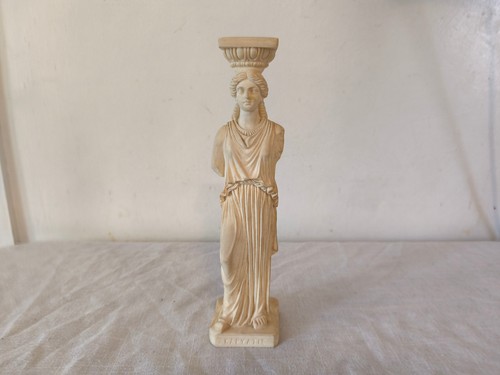 Alabaster caryatid greek - caryatid,