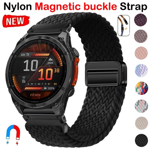 Magnetic nylon watch strap - magnetic,