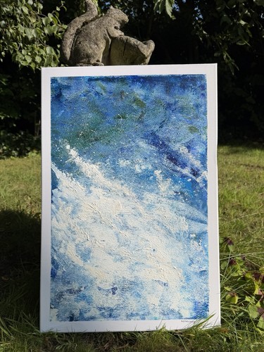 Wild surf original - wild, acrylic