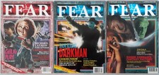 FEAR Magazine Bundle Lot 1990 x 3 Issues -  Fantasy Horror & Sci-Fi Mag 14 15 17