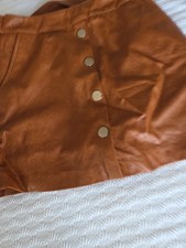 Brand New Faux Leather Skirt From Zara