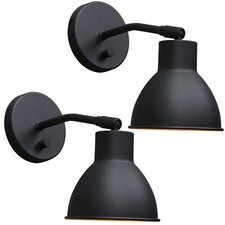 2x Adjustable Vintage Industrial Wall Light Sconce Dimmable Lamp Indoor Lighting