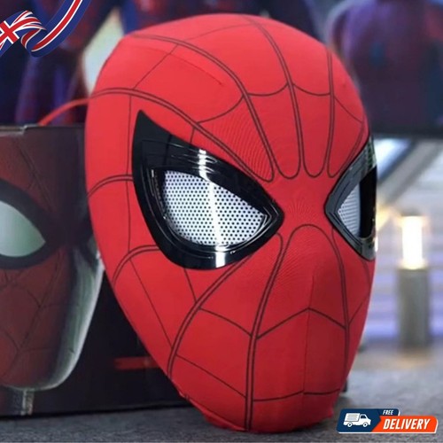 Spiderman helmet eye closing - spiderman,
