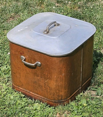 Antique copper boiler - copper,
