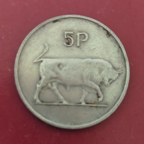 Ireland éire decimal five - 5p,