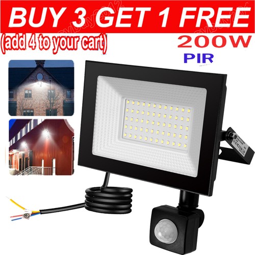 200w led floodlight motion - 200w,