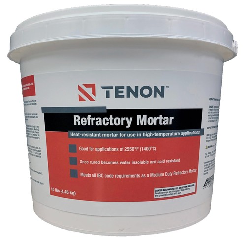 Tenon refractory mortar - mortar,