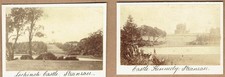 Views of Stranraer, Scotland.  Two original 1880s albumen photographs