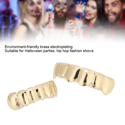 Gold plated hip hop teeth - gold,