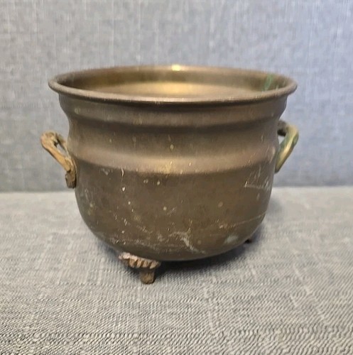 Vintage antique brass - antique, planter
