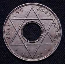 British West Africa 1943 1/10