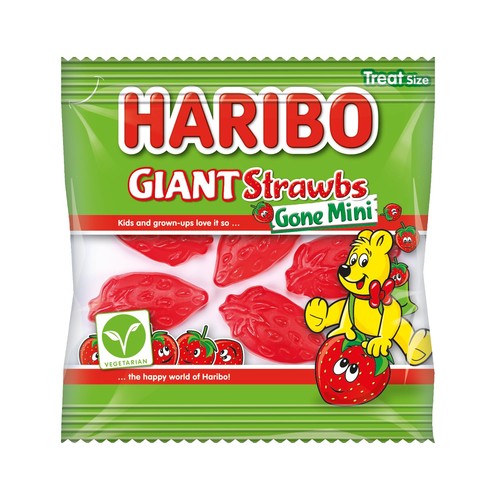 Haribo giant strawbs - haribo, gone