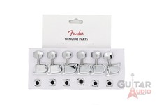 Genuine Fender CHROME '70s F Tuners Strat/Tele Stratocaster/Telecaster Machines