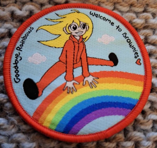 Girlguiding rainbow moving - rainbow,
