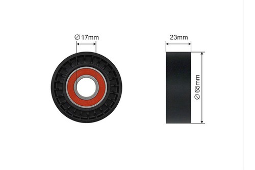 Pulley belt for mercedes - pulley,