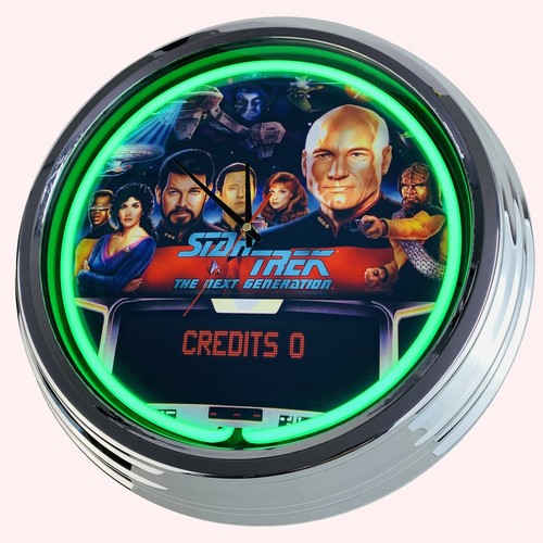 0760 wall clock pinball - ",