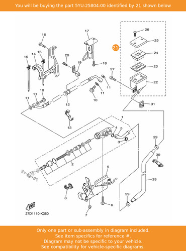 Yamaha reserve tank assy - reserve,