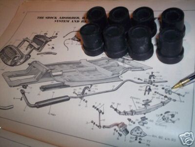 Midget rear spring - (x8), mg