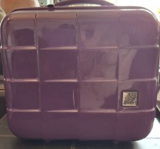 Purple Hard cased Antler Hand Luggage case / Makeup Case REDUCED